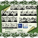 7 Decorative Borders Brushes