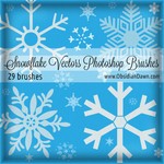 Snowflake Vectors Photoshop Brushes
