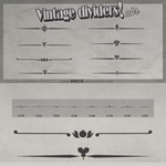 Vintage Dividers Free Brushes