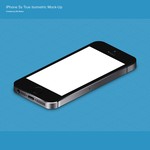 iPhone 5s True Isometric PSD