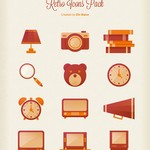 Pack of 12 Retro Icons