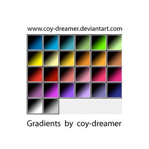 Photoshop styles and gradients