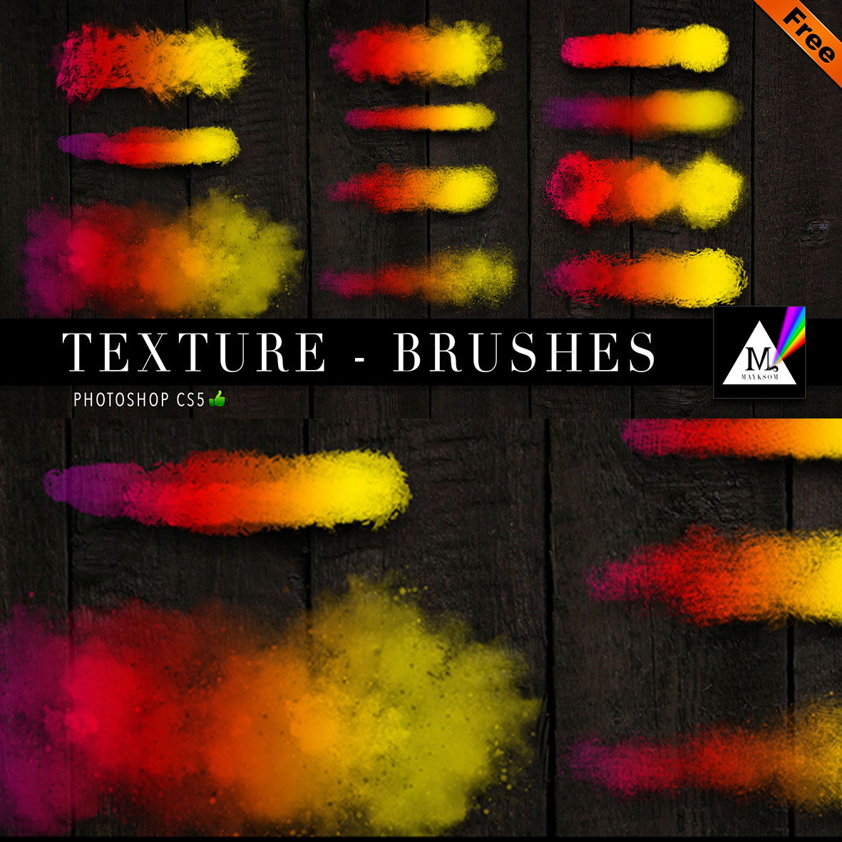abstract shapes brush pack