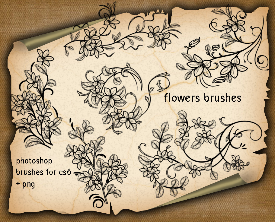 download decorative brushes photoshop