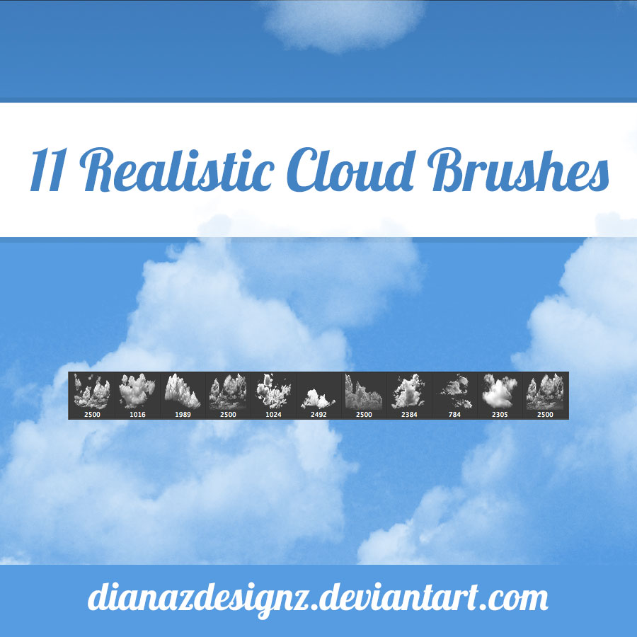 cloud paint brush photoshop