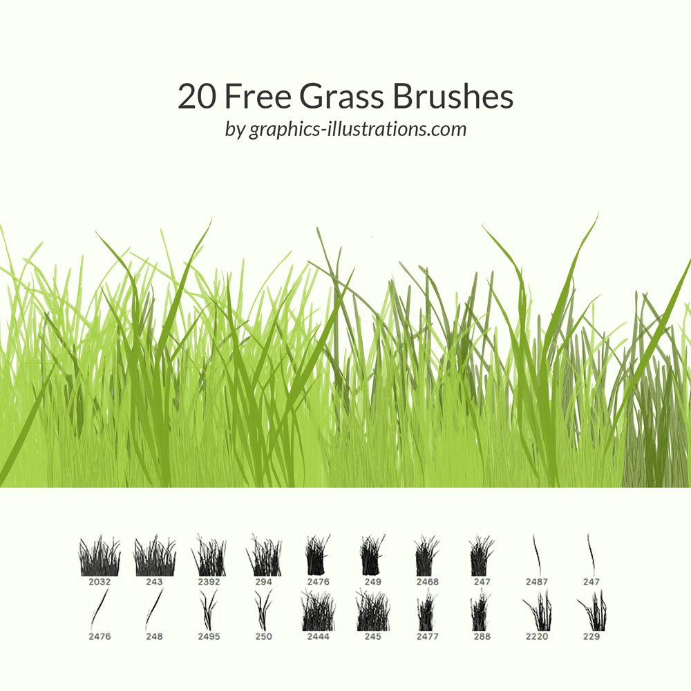 grass brush photoshop free download