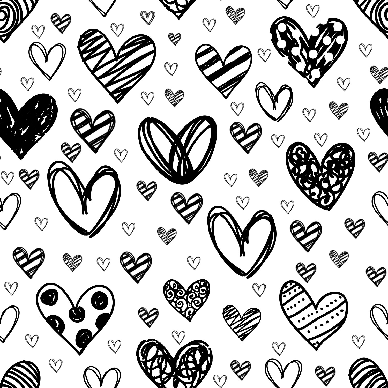 20 Hearts Brushes - Photoshop brushes