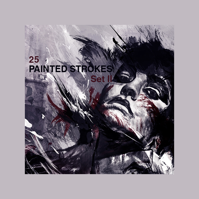 HighRes Paint Strokes brushes