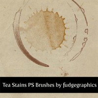 Photoshop Brushes: Tea Stains
