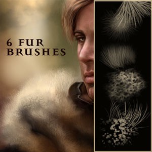 Photoshop brushes fur