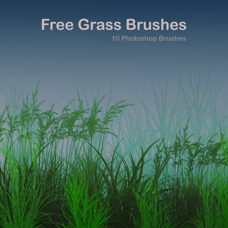Photoshop brushes grass