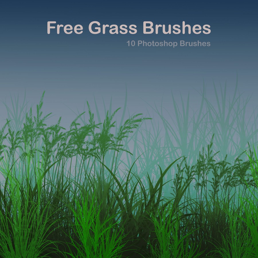 brush grass photoshop free download