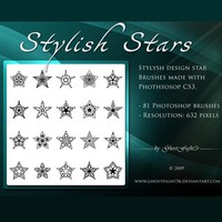Stylish Star Brushes Pack