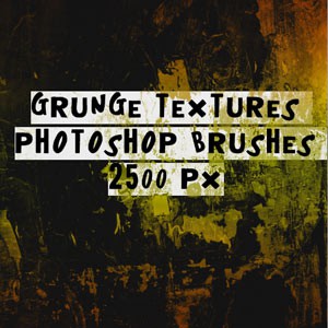 Photoshop brushes grunge, textures
