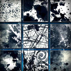 Photoshop brushes splatters, collection