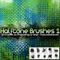 Halftone 1 Brush Pack