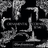 Ornamental Corners Set 2