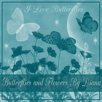 Butterfly and Flower Brushes