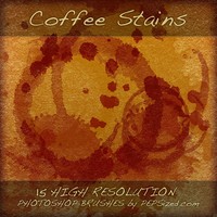 Coffee Stains Photoshop Brushes