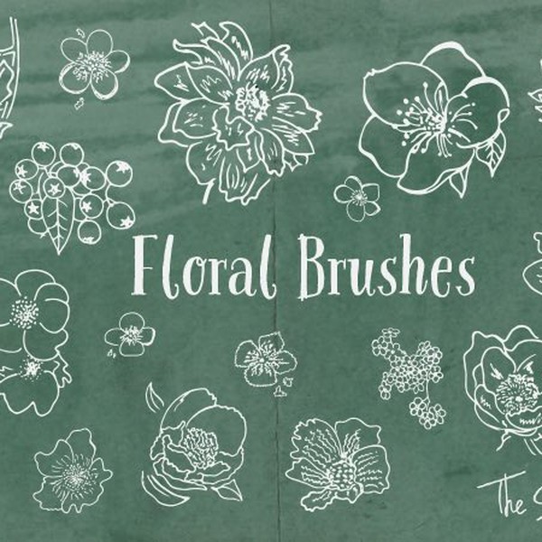 Floral Brushes The Smell of Roses brushes