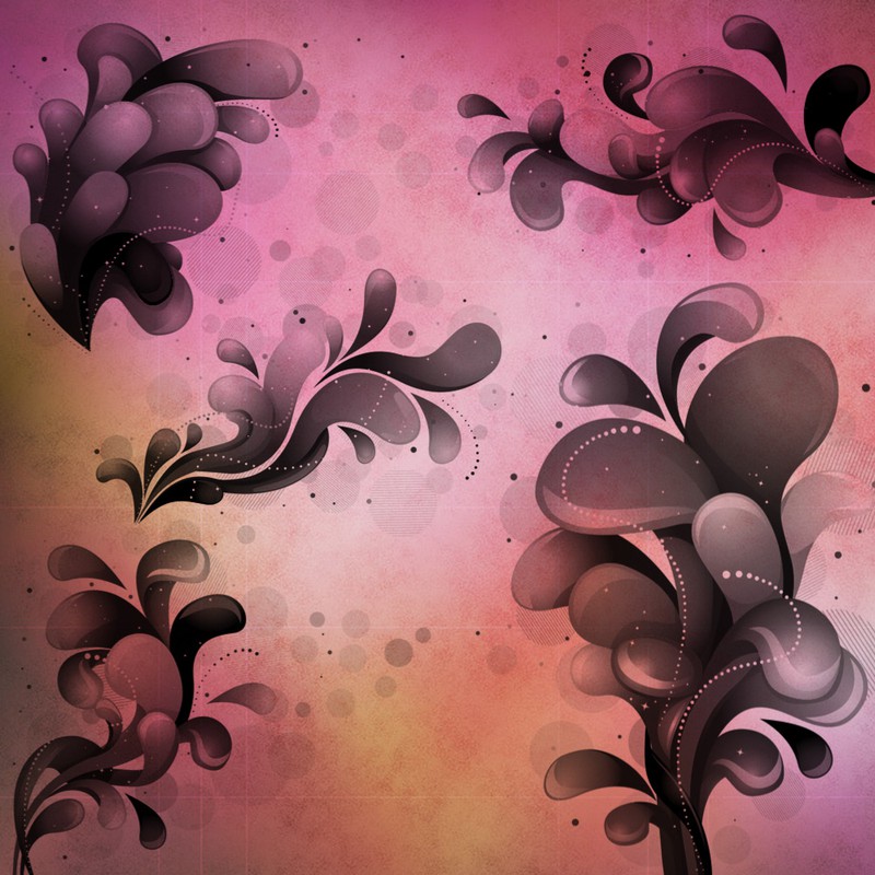 Photoshop brushes abstract, ornaments