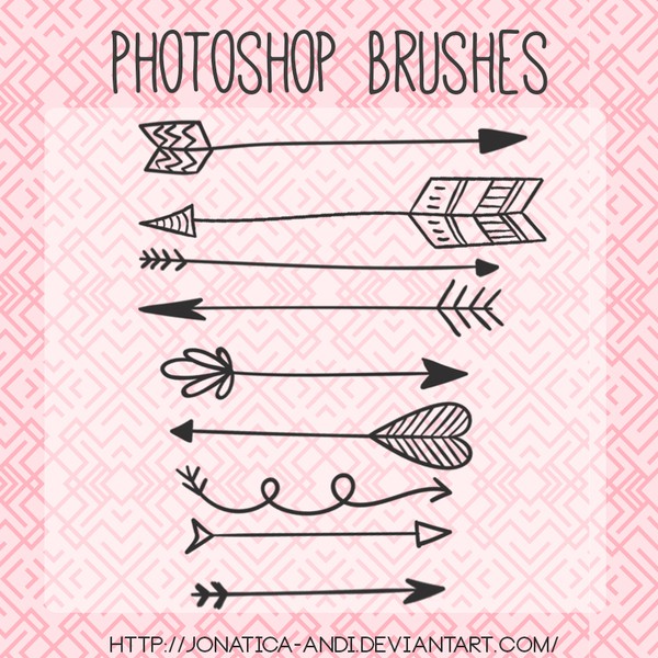 Arrow Brushes Photoshop Brushes