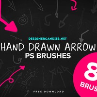 80 Hand Drawn Arrows PS Brushes