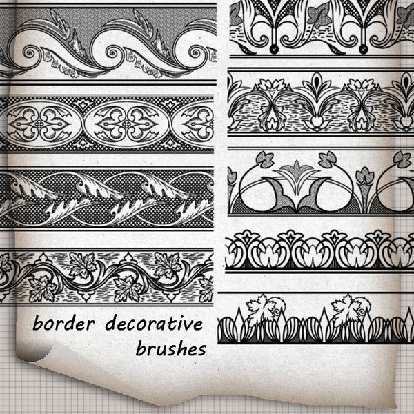 border photoshop brushes free download