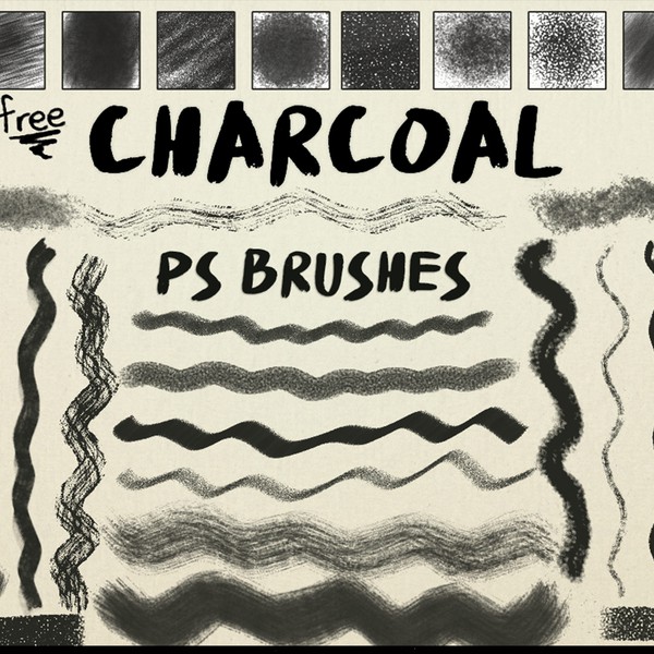 charcoal brushes photoshop free download