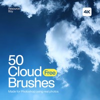 50 Cloud Photoshop Brushes