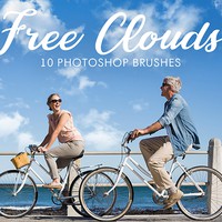 10 Free Realistic Cloud Photoshop Brushes