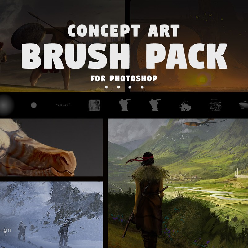 photoshop concept art brushes free download