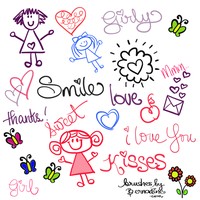 Cute Girly Doodle Brushes