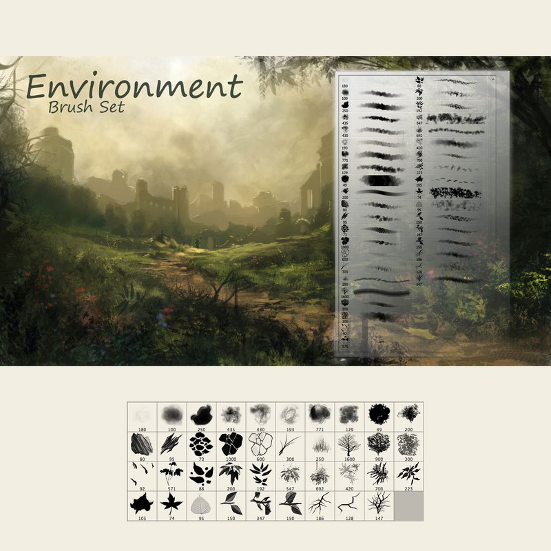 Photoshop brushes environment