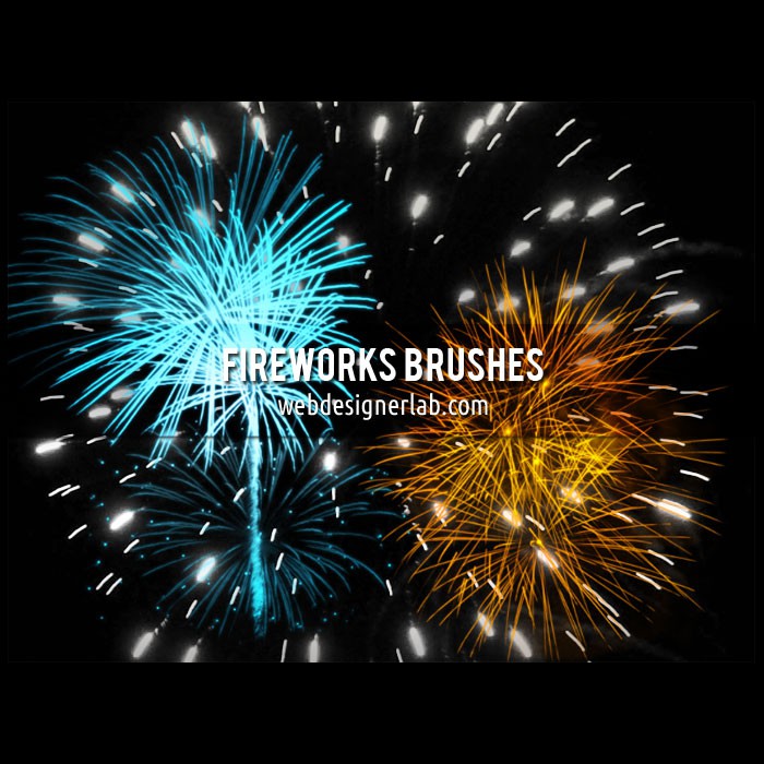 Photoshop brushes fireworks