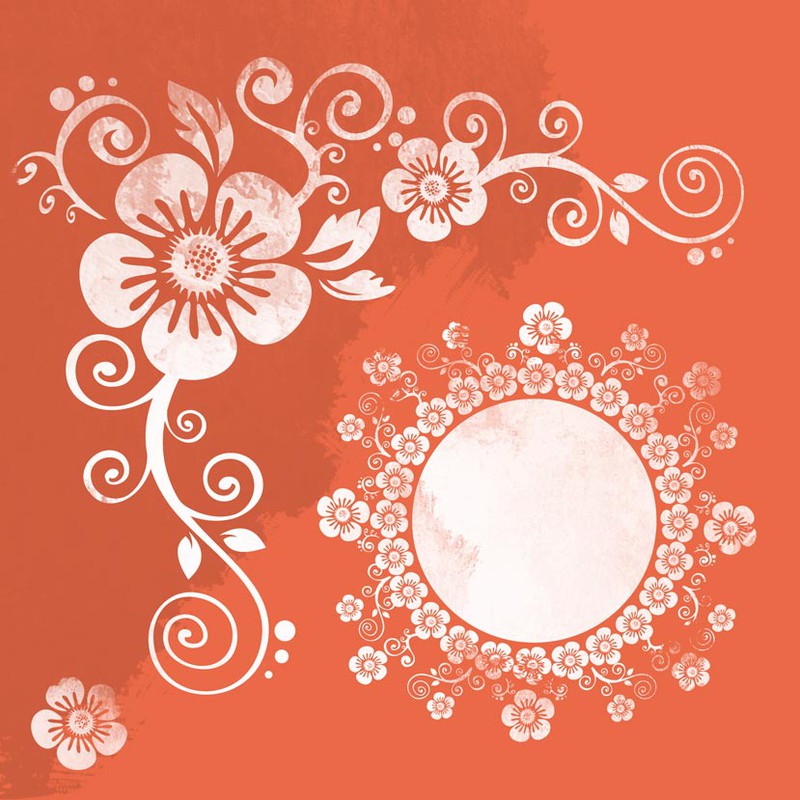 Photoshop brushes floral,ornament