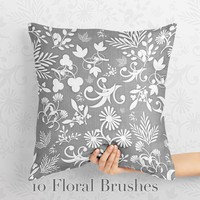 10 Floral Brushes