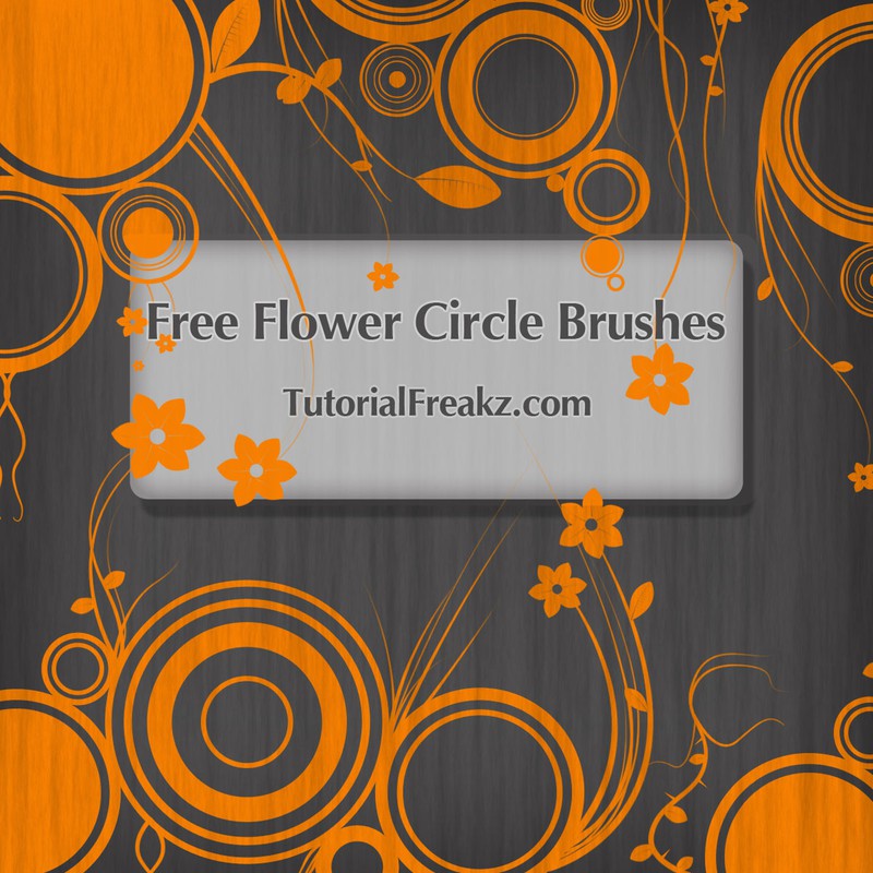 Photoshop brushes flower,circle