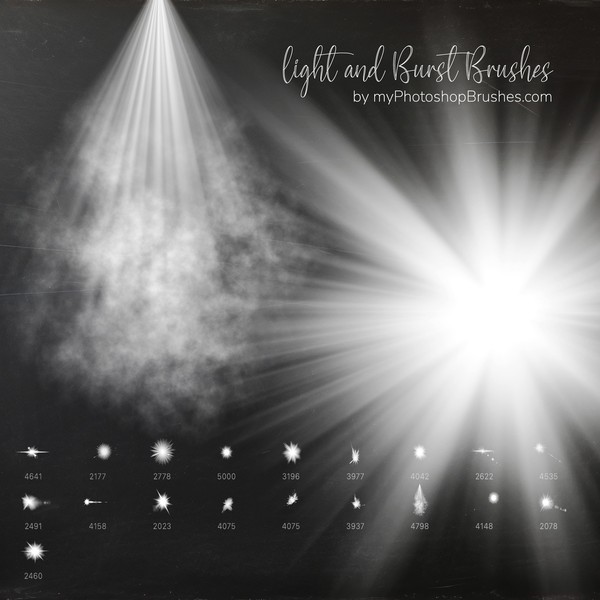 Light and Burst Brushes brushes