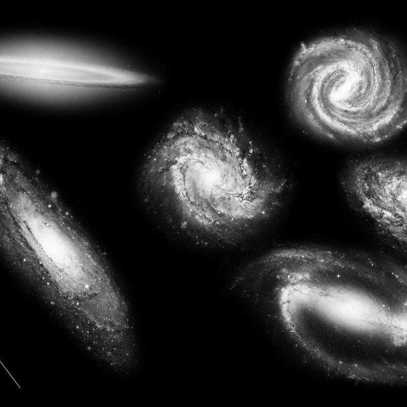 Photoshop brushes galaxy, space