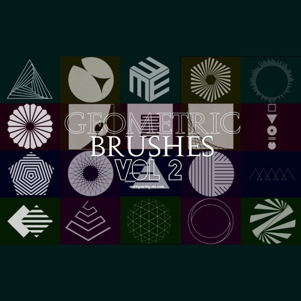 20 Free Geometric Brushes brushes