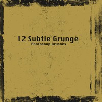 12 Free Subtle Grunge Brushes