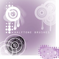 Halftone Brushes Pack 2