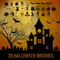 29 Halloween Brushes