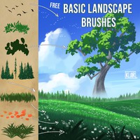 Free Basic Landscape Brushes