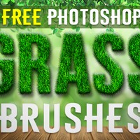 Free Photoshop Grass Brushes by FixThePhoto