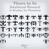 Medieval Flowers Brushes