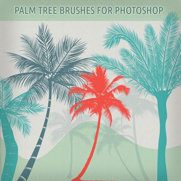 Palm Trees Brushes For Ps Photoshop Brushes 4794
