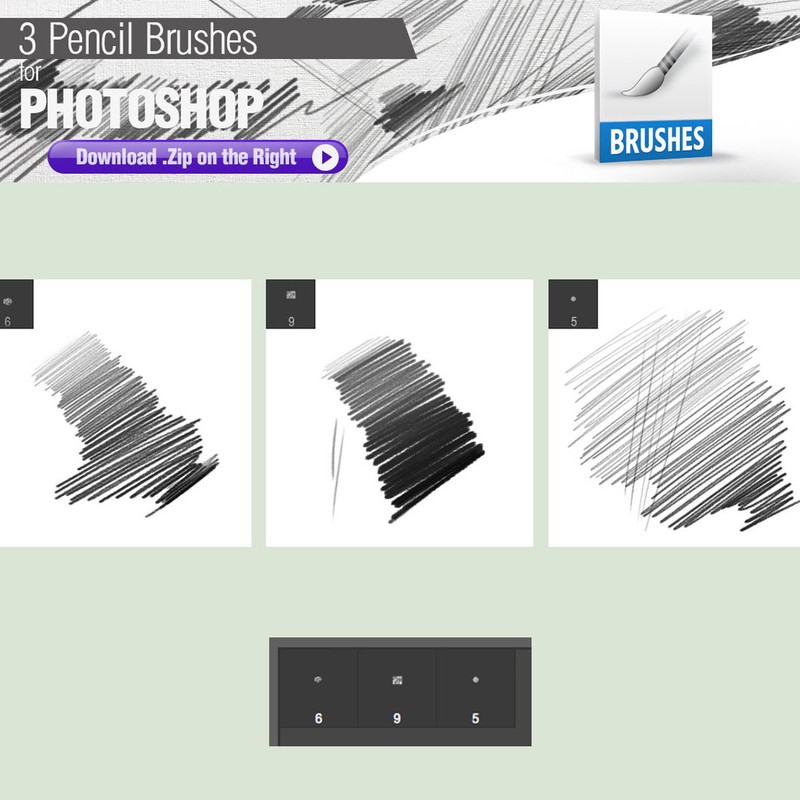 Sketch Brushes  9 ABR Format Download