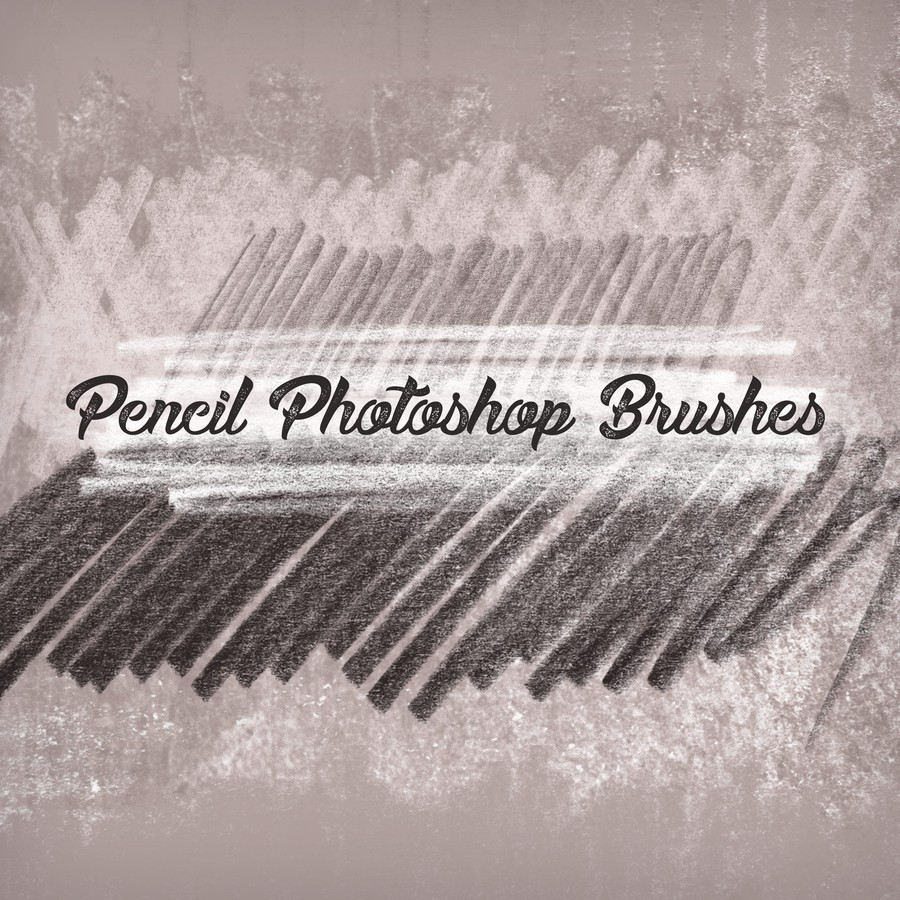 Photoshop brushes pencil, scribbles